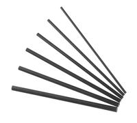 6pcs Fishing Rod Repair Connector Set Carbon Fiber | Solid 10cm Insert Piece, Multiple Diameters Included, for Fly Rods and Ice Fishing Rods