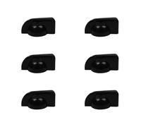 6Pcs Fixed Guitar Effect Pedal Pointers Chicken Head Knob Guitar Amplifier Effect Pedal Knobs Caps Potentiometer Knob Caps