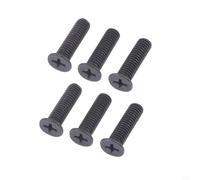 6pcs Fixing Screw Socket Cap Left Hand Thread Screw Bolt Black Drill Chuck Shank Adapter Screw(M5x22mm)
