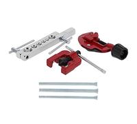 6PCS Flaring Tool Kit CT 8012, Tube Expander and Cutter Set with Spring Reamer, Professional Hand Tool for Copper Pipe Tubing Aluminum Stainless Steel, Includes 3 Springs