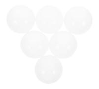 6pcs Flat PC Lamp Shade Cover for LED Bulbs, Half Round White Diffuser | Anti-fog Replacement Shield, Soft Uniform Illumination, Easy Fitting for Ceiling Fixtures, Kitchens, Retail Shops