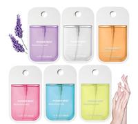 6PCS Flavors Power Mist Hand Sani/tizer,Hand Sani/tizer Spray,Power Mist Hydrating Hand Sani/tizer S/pray,Hydrating S/anitizer Spr/ay with 6 Fresh Scents,Sanitiz/er Set for Daily and Travel