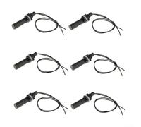 6pcs Float Switch Water Level Sensor Side Mount Horizontal Design for Water Control, PP Plastic Construction with Acid and Alkali Resistance, Suitable for