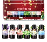 6PCS Floral Fragrance Oils Set, Essential Oils for Diffusers Home, Christmas Aromatherapy, Aromatherapy Oil Candle Soap DIY, Party and Gifting (2)