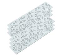 6PCS Flower Lace Mat Cake Mold Wedding Silicone Fondant Molds Decors Sugarcraft Gifts for Baking Lovers
