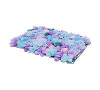 6pcs Flowers Wall, Artificial Flower Wall Panels, Flower Wall Panels, For Gardens, Patios, Landscapes, Backyards, Porches, Balconies, Villas, Weddings, Birthdays, Dinners, 60 X 40cm, Blue Purple Pink