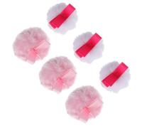 6pcs Fluffy Cotton Makeup Puff for Daily Use, Comfortable | Skin Friendly Cosmetic Applicator, Suitable for Women, Easy to Use Every Day Random Color