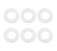 6PCS Flush Valve Seal 816.418.00 Replacement Flush Valve Base Sealing Washer Compatible with Geberit Silicon Clear Washers Repair Rubber Seal Diaphragm
