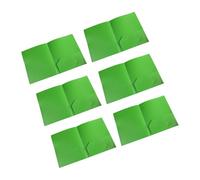 6Pcs Folders with 2 Pockets Letter Size File Double Pocket Presentation Folder Document Organiser 11.4x9.25Inch File