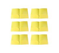 6Pcs Folders with 2 Pockets Letter Size File Double Pocket Presentation Folder Document Organiser 11.4x9.25Inch File