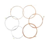 6Pcs Folk Guitar Carbon Steel Core Strings Classical Strings Replacement 6-String Guitar Strings Perfect Intonation Acoustic Guitar Strings Folk Guitar Steel String