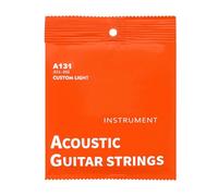6Pcs Folk Guitar High Carbon Steel Cores Strings Classical Strings Replacement 6-String Guitar Strings Intonation