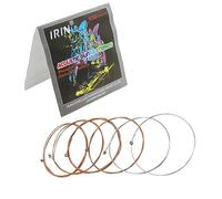 6Pcs Folk Guitar Phosphor Bronze Steel Core String 6-string Acoustic Guitar Strings Replacement For Beginners Performers Acoustic Guitar Strings Folk Guitar Steel String 6 String Guitars Music