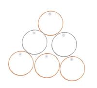 6pcs Folk Guitar String Kit for Acoustic Guitar, Bright Tone