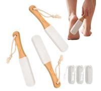 6Pcs Foot Pumice Stone Set, Feet Hard Skin Scrubber for Remover Exfoliation Calluses and Cracked Heels