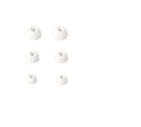 6PCS For CMF by NOTHING BUDS Pro 2 Eartips Earbuds Tips Silicone Accessories Earphone Kits Cover Replacement Ear Buds Tips Eargels Earcap (WHITE)