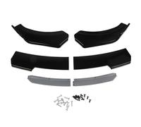 6Pcs Front Bumper Lip Separator, Universal Front Bumper Lip Diffuser Splitter, 150cm Glossy Black ABS Spoiler for Accord, Enhanced Aerodynamics and Sporty Look (Grey Lip)