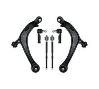 6pcs Front Lower Control Arm Ball Joints Tie Rods Suspensions Kits Compatible with Honda Odyssey 2011 2012 2013 2014-2017