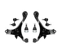 6pcs Front Lower Suspension Kit Control Arms Ball Joints Sway Bar Links Kit Compatible with HONDA CIVIC ACURA EL 2001-2002