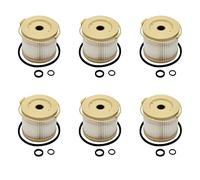 6Pcs Fuel Filter Element 30 Microns 2010PM-OR PF598-30 Compatible with Racor Marine Diesel Engine 500 Series Turbine 500FG2430 75500FGX30 500FG30 500FG1230