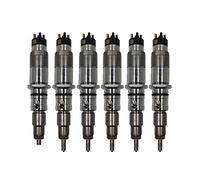6Pcs Fuel Injector 0 445 120 038 0445120133 0 445 120 133 4993482 Compatible For Cummins ISC ISL9 QSC8.3 QSL8.9 QSL9