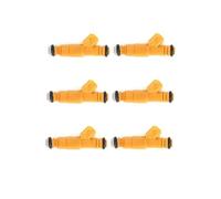 6pcs Fuel Injector Fit Bosch 0280155710 for Jeep 4.0L Ford .6L 5. V8 6.8L V10 Car Diesel Replacement
