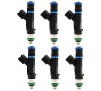 6PCS Fuel Injector Nozzle 53032701AA 0280158020 for Jeep for Liberty for Grand-Cherokee for Commander