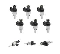 6Pcs Fuel Injector Nozzles 1427240 Compatible for BMW E46 E39 X3 Z3 Z4 3 5 Compatible for Siemens Deka Flow Matched Engine 2.5L 13537546244 1439800 Parts Automotive Replacement Injectors Set Of 6