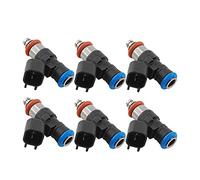 6pcs Fuel Injectors for for Edge for Taurus for Flex for Fusion for Lincoln MKZ MKX 3.5L High Impedance Nozzle Replaces Fuel Injector Connector