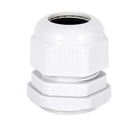 6Pcs G3/4 Cable Gland for Connect 9mm-15mm Electrical Conduit Wire Waterproof Compression Joint Connector (Nylon)