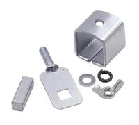 6pcs Galvanized Steel Adjustable Clamp with Butterfly Clip for Welding Fixture Role in Metal Fabrication and Repair Tasks