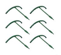 6PCS Garden Climbing Trellis For Plant Stakes with Half Round Design for Supporting Tomato For Plants, Peonies, Roses, and Other Bushy For Plants (15×14.5cm)