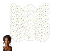 6PCS Glitter Freckles Tattoo, Sparkle Temporary Face Tattoo Stickers, Waterproof Makeup Stickers for Music Festivals Masquerade Party Decoration