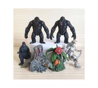 6Pcs Godzilla vs King Kong Movie Action Figures