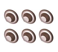 6Pcs Gold Mushroom Shape Baking Cups Effective Gold Baking Cups for Sweet and Savory Treats in Mushroom Shape Home Supplies