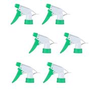 6Pcs Green Water Bottle Spray Nozzles, Adjustable Watering Sprayer, Trigger Nozzle Replacement Head for Garden, Kitchen, Office