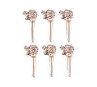 6Pcs Guitar Bridge String Studs Acoustic Guitars Pins Replacement Strings Pegs Accessories Easy to Use Acoustic Pins