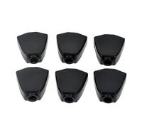 6pcs Guitar Machine Head Tuner Tulip Buttons Black Metel