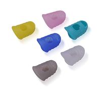 6pcs Guitar Silicone Finger Fingertip Protectors for Ukulele Beginners Soft Silicon Material Comfortable Tear- Fits String Instruments Like Mandolin Banjo