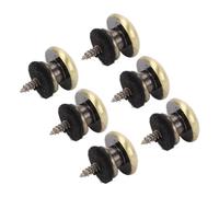 6pcs Guitar Strap Locks, Smoothly Rounded Edges, Easy Installation, Suitable for Acoustic Guitar Classical Bass Electric (Antique Bronze Color
