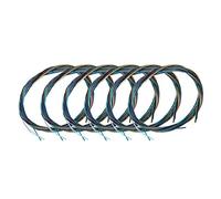 6Pcs Guitar Strings Set 3 Colored Nylon Mercerized Strings 3 Colored Coated Copper Alloy Winding Strings Classical Colored Strings For Classical Guitars of Various Sizes Mercerized