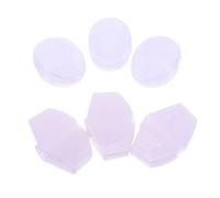 6pcs Guitar Tuning Peg Buttons round Square Resin Metal Set | Iridescent Small round Large Square Heads, Precision Tuning Capability, Universal Compatibility