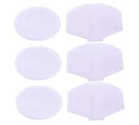6pcs Guitar Tuning Peg Knobs Replacement Buttons for Acoustic Guitar | Resin and Metal Build, Small round Large Square Heads, 3 of Each Style for Assorted Fitting Needs