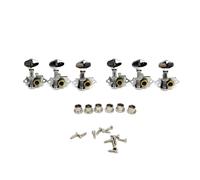 6PCS Guitar Tuning Pegs Guitar Repairing Component Suitable For Acoustic And Electric Guitars With Metal Construction