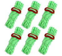6PCS Guy Ropes,guide Ropes,4m Feet Reflective Cord,Sturdy, Durable and not Easy to Break,Suitable for all Kinds of Weather Conditions, Camping, Traveling and Outings.