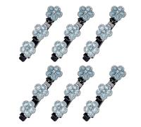 6pcs Hair Clip with Five Petal Flower Designs Double Layer Braided Lightweight Resin Perfect for Daily Use Daily Clip