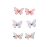 6PCS Hair Clips for Girls, Realistic Butterfly Clips, Colorful Cute Butterfly Hair Clip for Kids, Butterfly Snap Hair Clips for Teens, Women Hair Accessories for Birthday