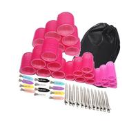 6PCS Hair Curlers Kits SelfAdhesive Curling Tool With Metal Hair Clip For Natural Curls And Volumes Home Office Use