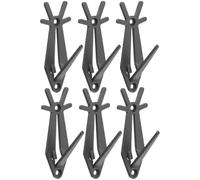 6pcs Halloween Skull Display Hook Stainless Deer Trophy Wall Mount