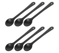 6pcs Handheld Eye Exam Occluder with Wide Handle for Vision Testing | Plastic PP Build, Black Finish, Smooth Edges, Optometrists and Adults, Quick Reuse for Screenings